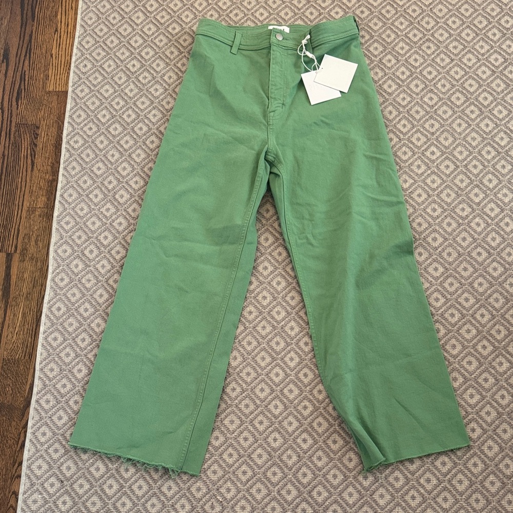 Pistola Vibrant Green Wide Leg Trousers